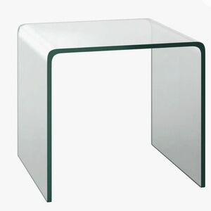Glass  end table